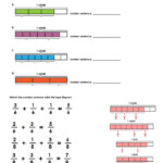 Decompose Fractions Fourth Grade Math Worksheets Free Printable