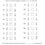 Denominators And Numerators Comparison Worksheets This Is A Good