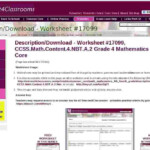 Description Download Worksheet 17099 CCSS Math Content 4 NBT A 2