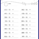 Divide Decimals By Whole Numbers Worksheet