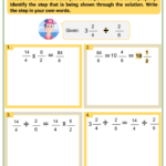 Dividing Mixed Numbers By Fractions 5th Grade Math Worksheets 5th Grade