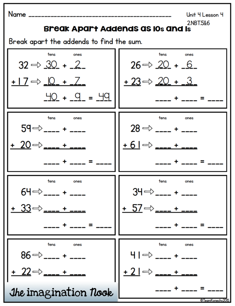 Double Digit Addition Daily Math Lessons Unit 4 Daily Math Math 