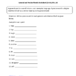 English Worksheets 6th Grade Common Core Worksheets Free Printable
