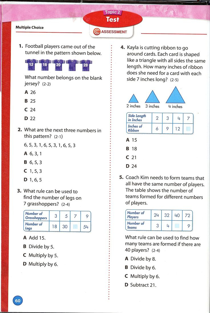 Envision Mathematics Answer Key