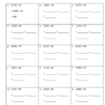 Estimating Quotients 4th Grade Math Worksheet Greatschools Estimating