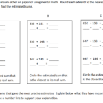 Estimation Worksheets Dynamically Created Estimation Worksheets For