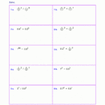 Exponent Worksheets 5th Grade