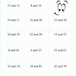 Factoring Out The Gcf Worksheet