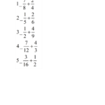 Finding Common Denominator Worksheet with Answers