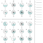 Finding Equivalent Fractions Visual Worksheet With Answer Key Printable