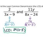 Finding The LCD Of Rational Expressions With Linear Denominators With