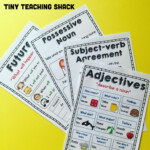First Grade Common Core Language Practice Worksheets And Anchor Charts