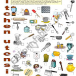 FOOD 9 Kitchen Utensils ESL Worksheet By LuciaRaposo Kitchen