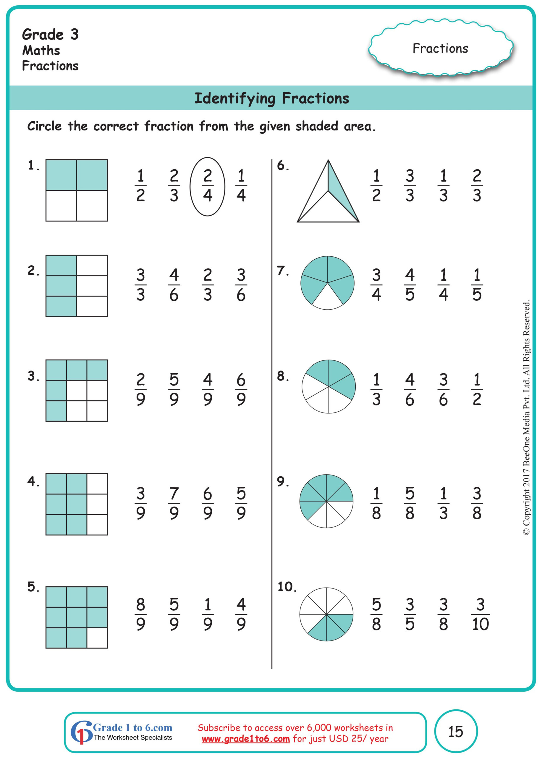 Fraction Multiplication Worksheet Grade 6 Worksheets