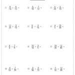 Fractions Worksheets Grade 7 Math Monks