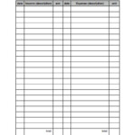 Free Business Income And Expense Worksheet Banklio