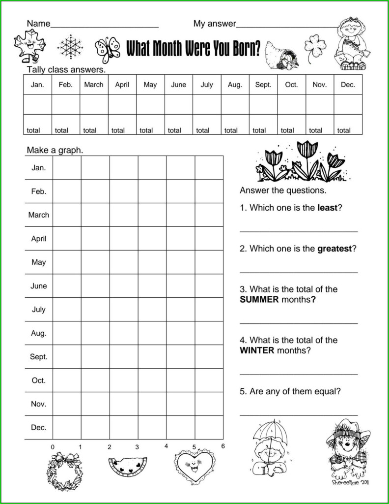 Free First Grade Graphing Worksheets Worksheet Resume Examples