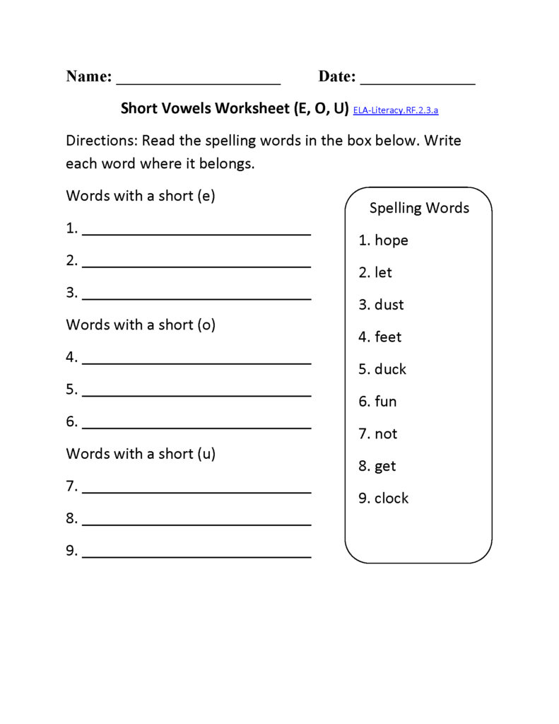 Free Printable 2nd Grade Language Arts Worksheets Free Printable 