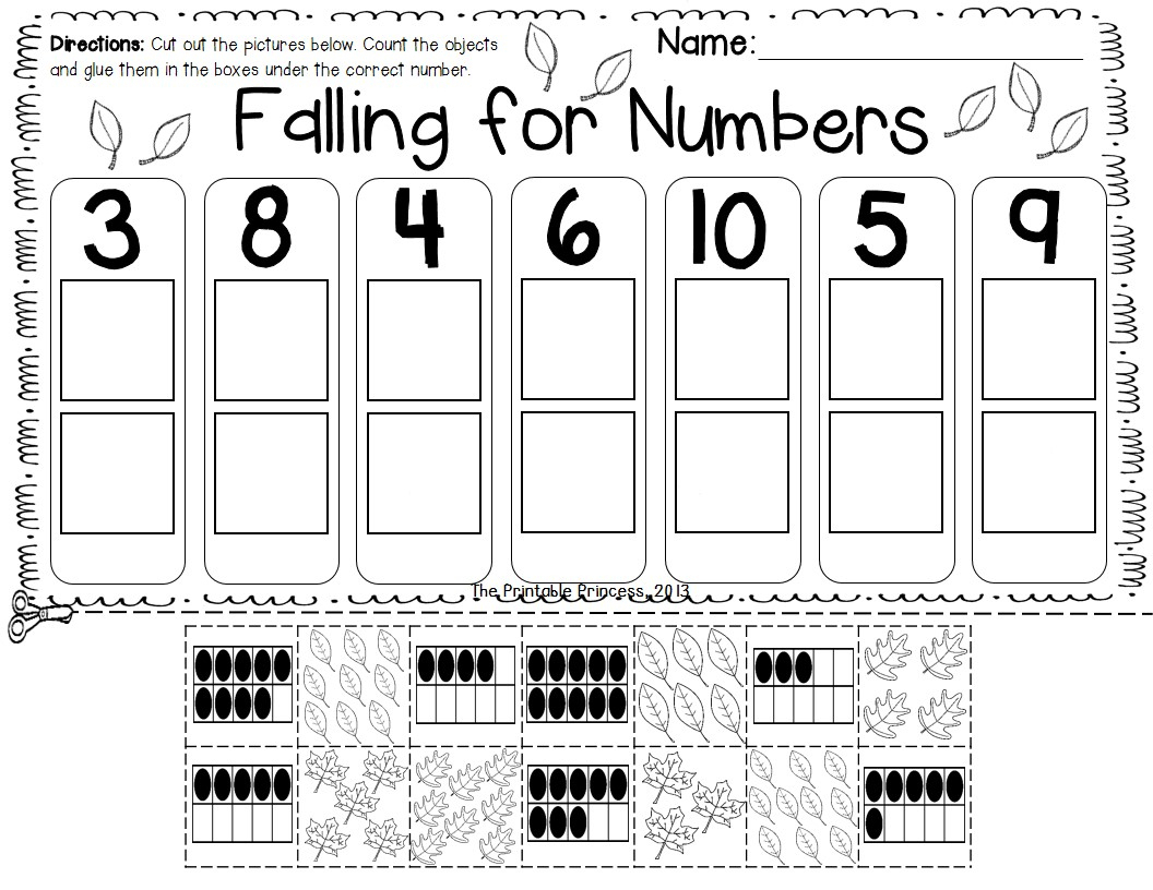 Free Printable Common Core Math Worksheets For Kindergarten Printable 