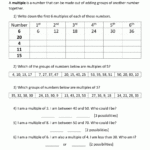 Free Printable Factors And Multiples Worksheets
