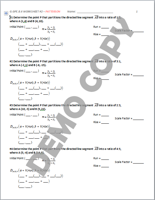 G Co B 6 Worksheet 1 Geometry Common Core Common Core Worksheets