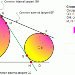 Geometry Classes Problem 348 Circles Common External Tangents