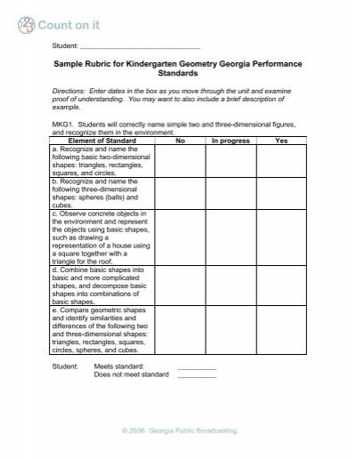 Georgia Department Of Education Common Core Math Worksheets Common