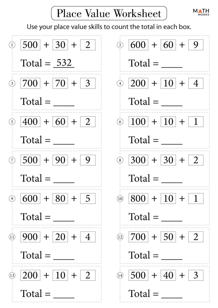 Grade 2 Place Value And Rounding Worksheets Free Printable K5 Learning 