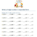 Grade 2 Place Value Worksheets Write Numbers In Expanded Form K5