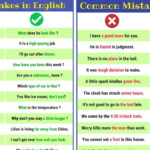 Grammatical Errors 170 Common Grammar Mistakes In English 7ESL