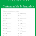 Greatest Common Factor Worksheet Customizable And Printable Math