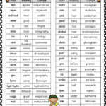 Greek Word Origins Worksheet Free Download Gambr co