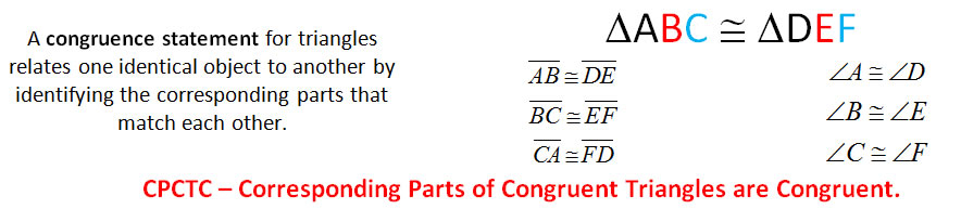 High School Geometry Common Core G CO 7 Congruence Student Notes 