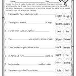 Homophones Worksheet Homophones Worksheets Pdf Wallpaper Literacy 25