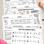 Kindergarten Common Core Standards Math Worksheets Carl Garner s