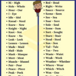 List Of 300 Homophones From A Z With Useful Examples 7 E S L 150