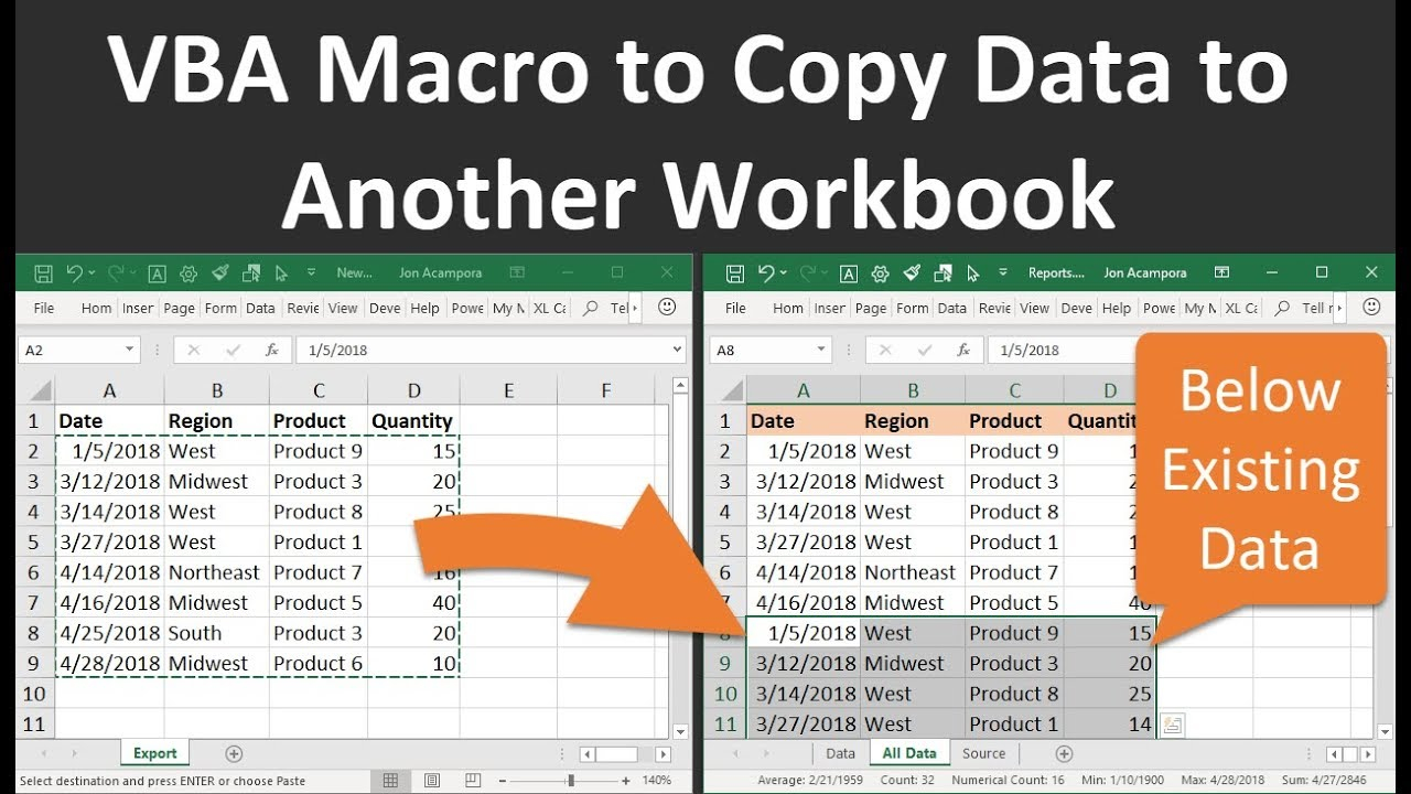 Macro Copy Data From One Workbook To Another Top 9 Best Answers Ar 