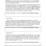 Main Idea Worksheet 11th Grade