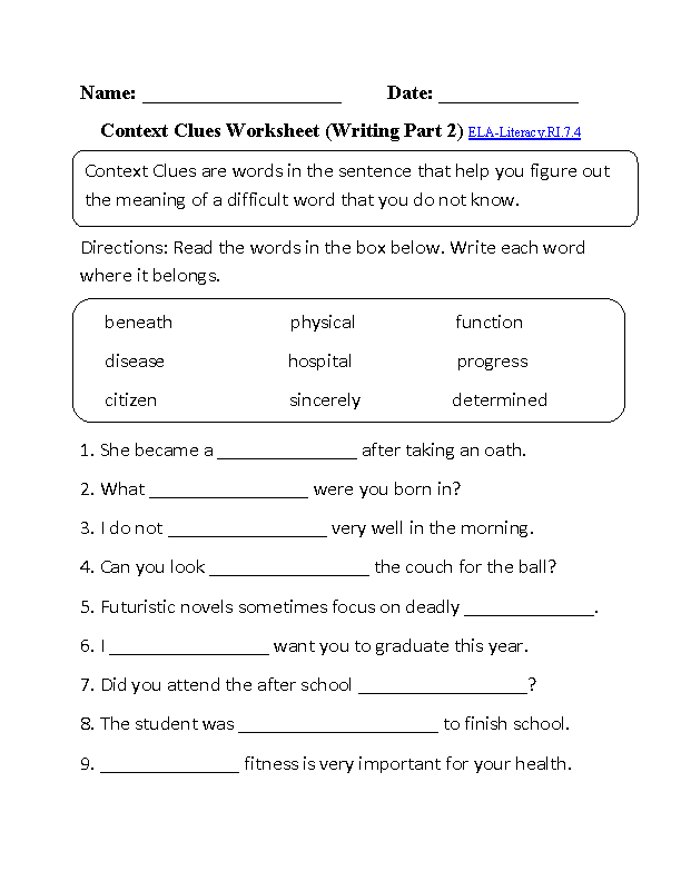 Meaning Of Words 2 ELA Literacy RI 7 4 Reading Informational Text