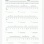 Measure The Length Of These Line Segments By Using A Printed Ruler