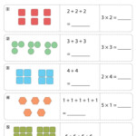 Multiplication Arrays And Repeated Addition Worksheets Math Monks