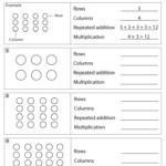 Multiplication Arrays And Repeated Addition Worksheets Math Monks