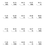 Multiplying And Dividing Decimals Worksheets 7th Grade Thekidsworksheet