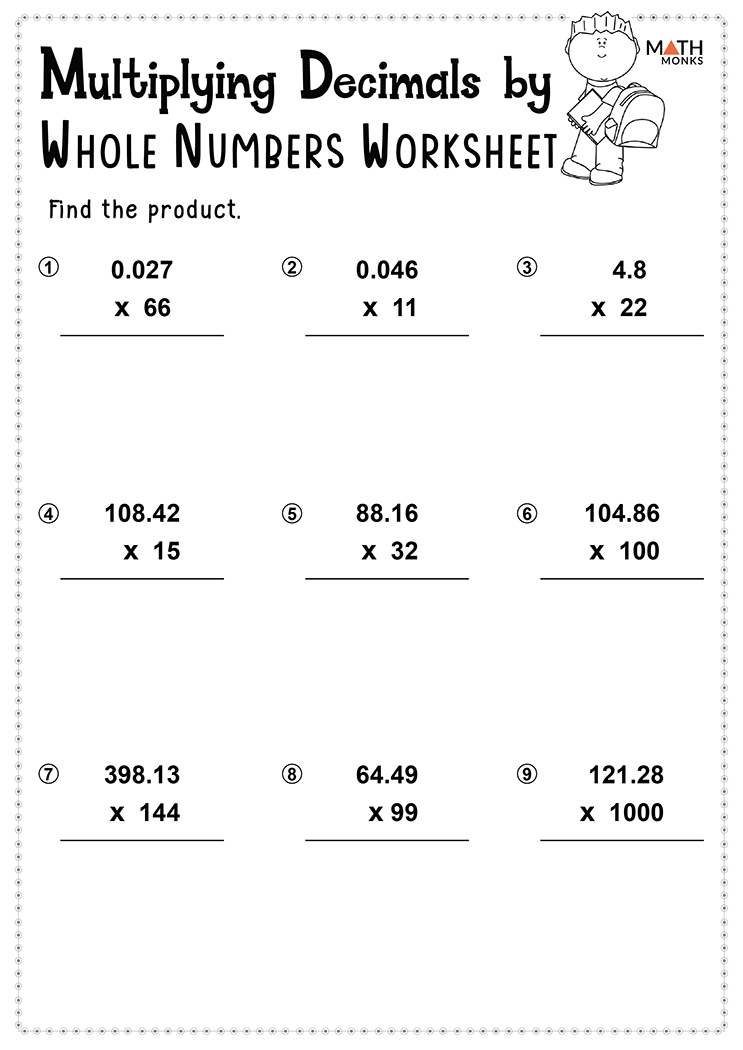 Multiplying Decimals Worksheets Pdf Common Core Decimal Worksheets