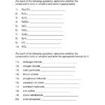Naming Ionic And Covalent Compounds Worksheet Google Search Hoja De