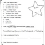 Noun Worksheets For Grade 1 With Answers Pdf Ruby White s English