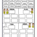 Nouns Worksheet Phonics Worksheets Kindergarten Worksheets