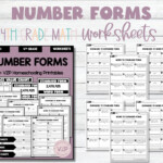 Number Forms Worksheets Etsy