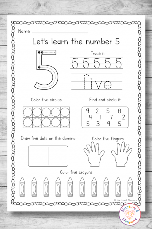 Number Worksheets Kindergarten Number Sense Activities Prek Math