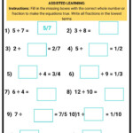 Numbers And Operations Fractions Fractions As Division CCSS 5 NF 3